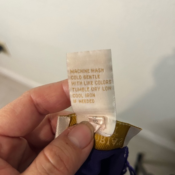 1990s Victorias Secret Gold Label Slip Dress, 1980s beautiful violet - Picture 5 of 5